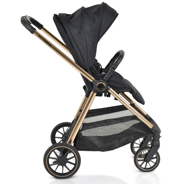 Cangaroo Hydra Black 3-in-1 Kinderwagen Incl. i-Size Autostoel