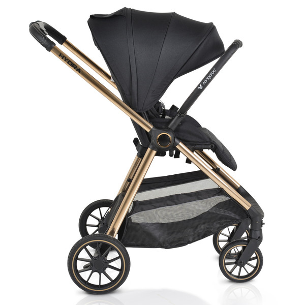 Cangaroo Hydra Black 3-in-1 Kinderwagen Incl. i-Size Autostoel