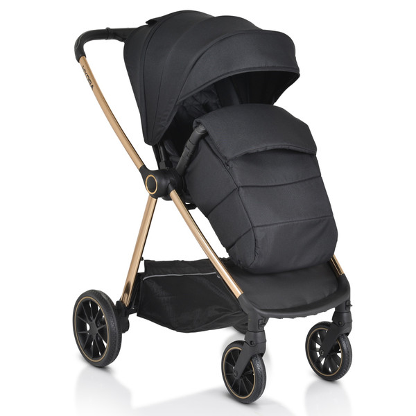 Cangaroo Hydra Black 3-in-1 Kinderwagen Incl. i-Size Autostoel