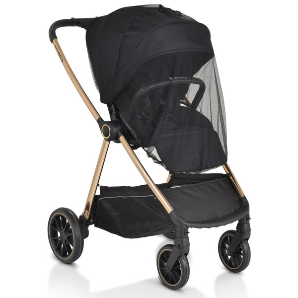 Cangaroo Hydra Black 3-in-1 Kinderwagen Incl. i-Size Autostoel