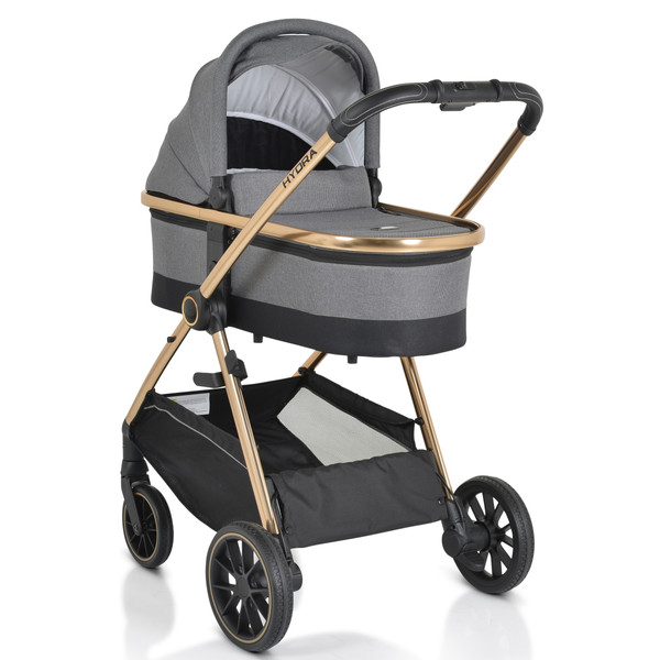 Cangaroo Hydra Grey 3-in-1 Kinderwagen Incl. i-Size Autostoel