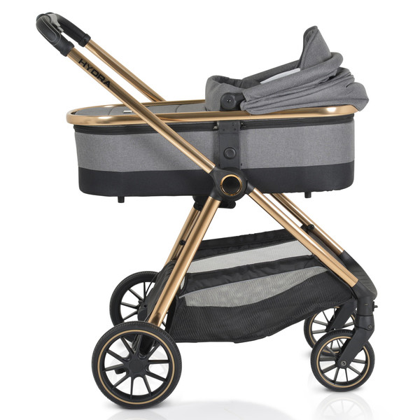 Cangaroo Hydra Grey 3-in-1 Kinderwagen Incl. i-Size Autostoel