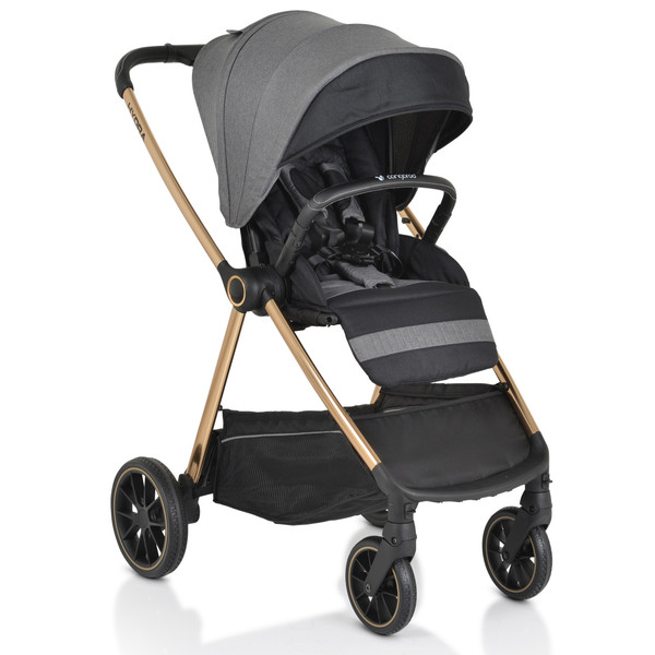Cangaroo Hydra Grey 3-in-1 Kinderwagen Incl. i-Size Autostoel