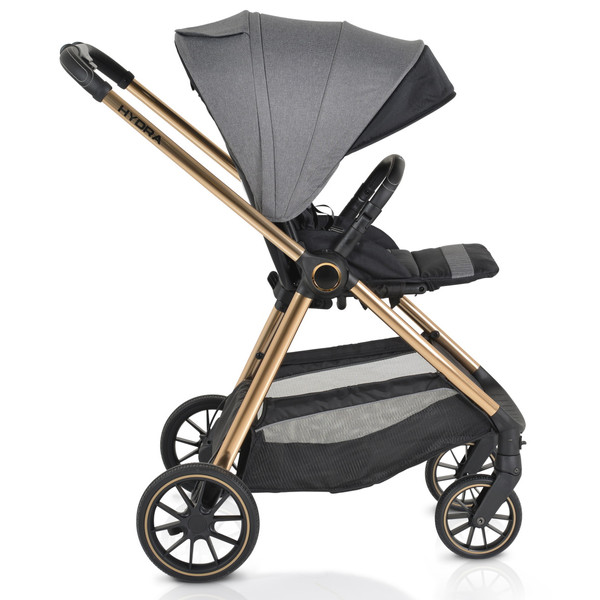 Cangaroo Hydra Grey 3-in-1 Kinderwagen Incl. i-Size Autostoel