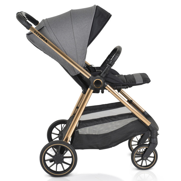 Cangaroo Hydra Grey 3-in-1 Kinderwagen Incl. i-Size Autostoel