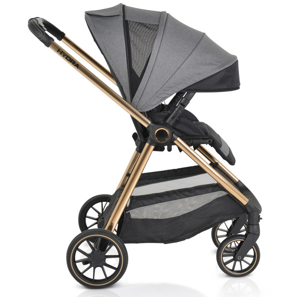 Cangaroo Hydra Grey 3-in-1 Kinderwagen Incl. i-Size Autostoel