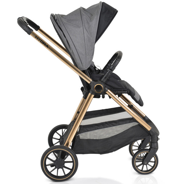 Cangaroo Hydra Grey 3-in-1 Kinderwagen Incl. i-Size Autostoel
