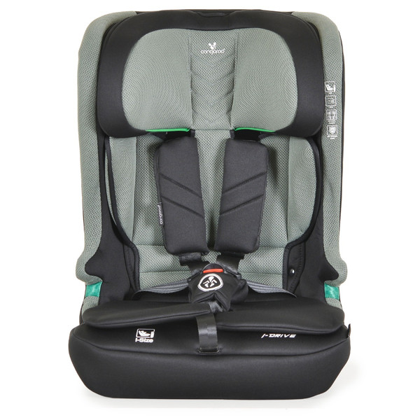 Cangaroo I-Drive Twill Green 76-150 cm i-Size Autostoel 111989