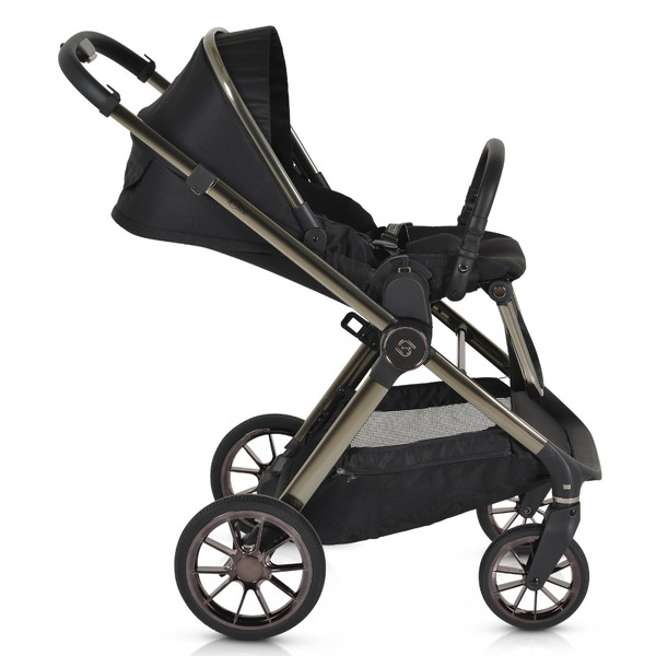 Cangaroo iClick Black 2-in-1 Kinderwagen Incl. Adapter 110918