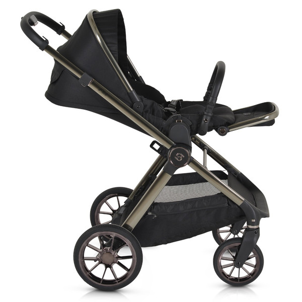 Cangaroo iClick Black 2-in-1 Kinderwagen Incl. Adapter 110918