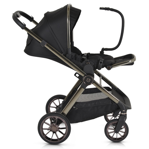 Cangaroo iClick Black 2-in-1 Kinderwagen Incl. Adapter 110918