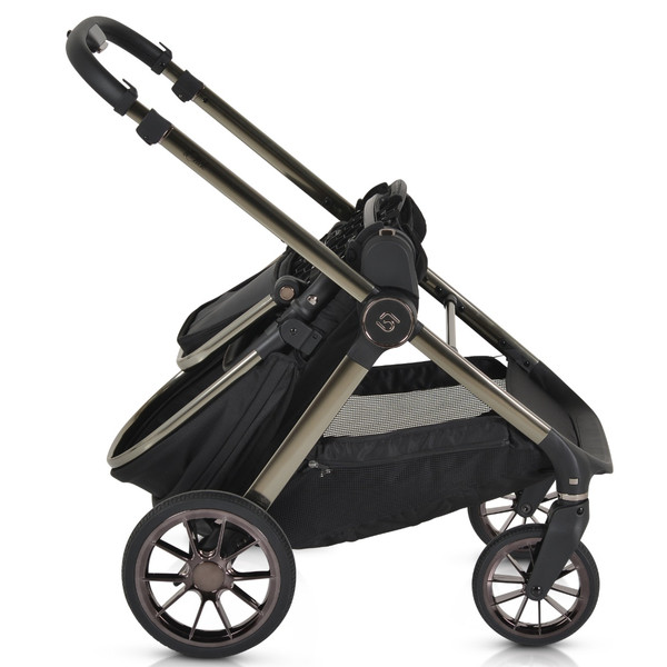 Cangaroo iClick Black 2-in-1 Kinderwagen Incl. Adapter 110918