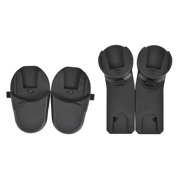 Cangaroo iClick Black 2-in-1 Kinderwagen Incl. Adapter 110918