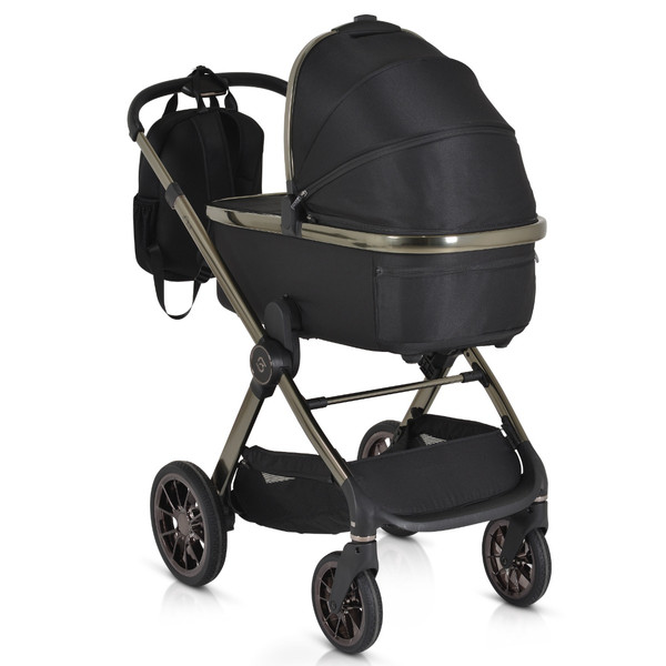 Cangaroo iClick Black 2-in-1 Kinderwagen Incl. Adapter 110918