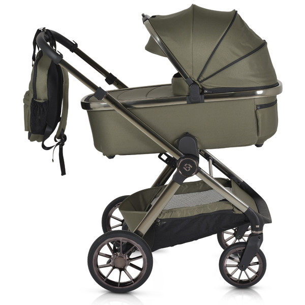 Cangaroo iClick Green 2-in-1 Kinderwagen Incl. Adapter 110916