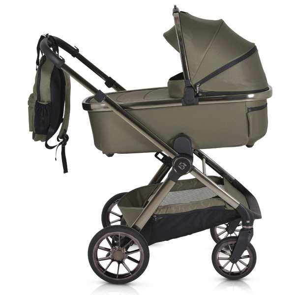Cangaroo iClick Green 3-in-1 Kinderwagen Incl. Autostoel
