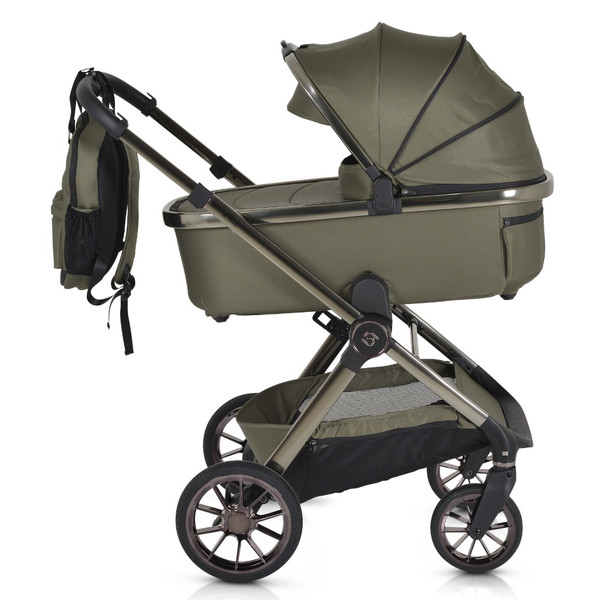 Cangaroo iClick Green 3-in-1 Kinderwagen Incl. Autostoel