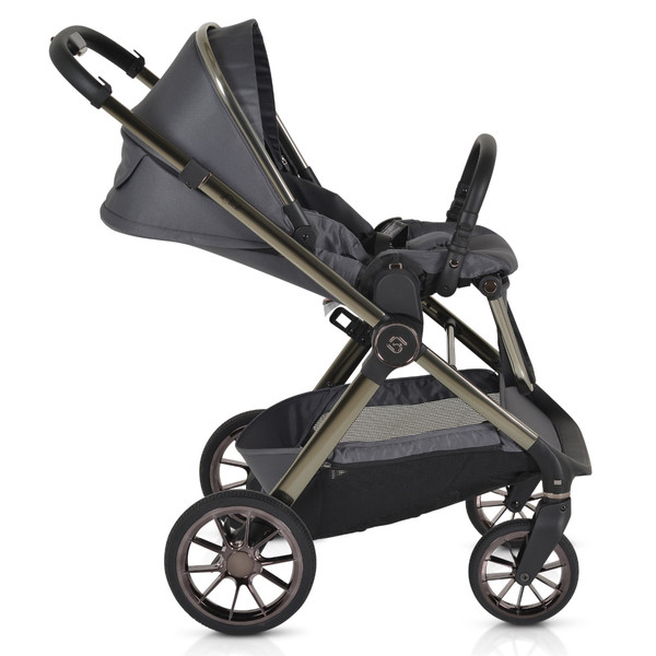 Cangaroo iClick Grey 2-in-1 Kinderwagen Incl. Adapter 110917