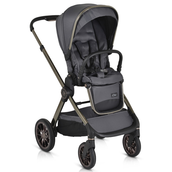 Cangaroo iClick Grey 2-in-1 Kinderwagen Incl. Adapter 110917