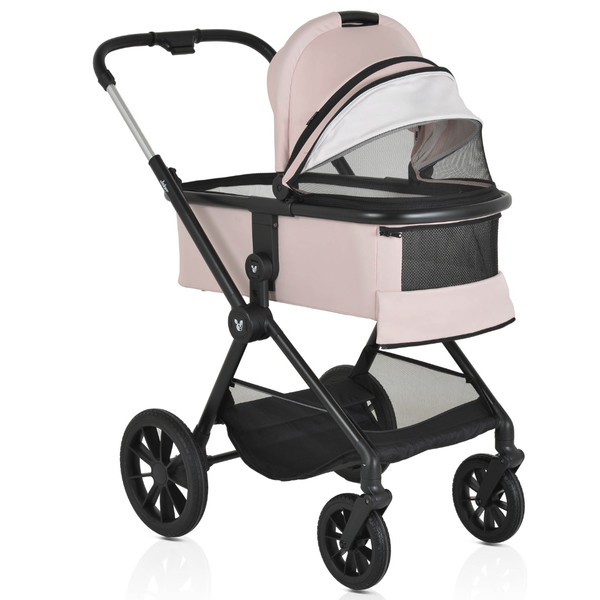 Cangaroo Joker Rose Cloud 3-in-1 Kinderwagen incl. Autostoel