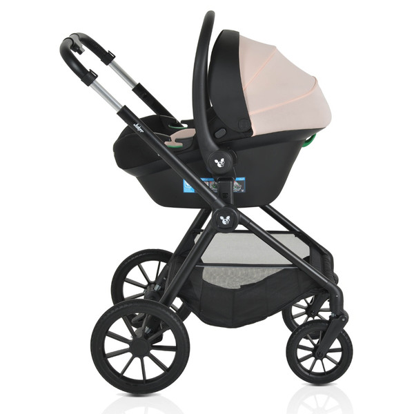 Cangaroo Joker Rose Cloud 3-in-1 Kinderwagen incl. Autostoel