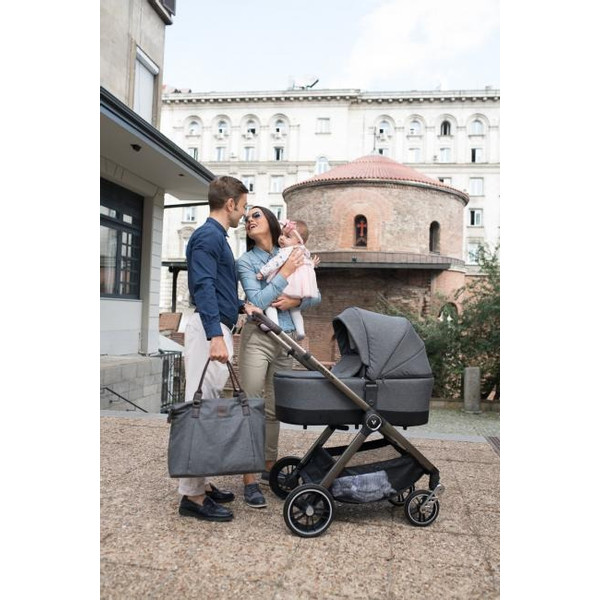Cangaroo Macan Black 3-in-1 Kinderwagen Incl. i-Size Autostoel