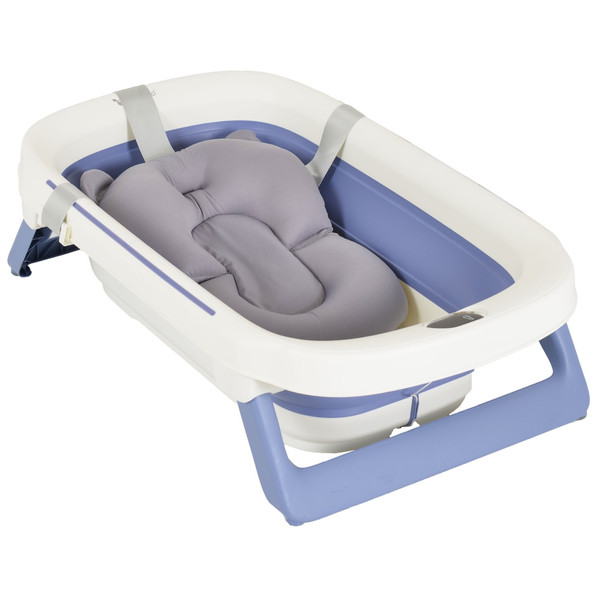 Cangaroo Morea Purple Blue Opvouwbaar Badje met Badkussen 10893