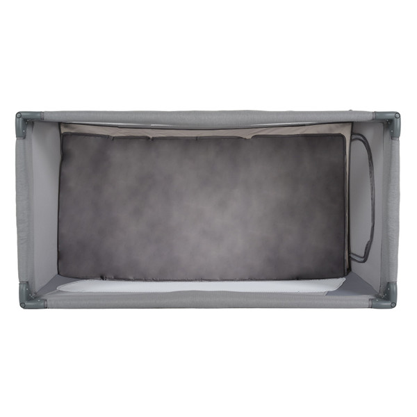 Cangaroo One Touch Dark Grey Campingbed 111623