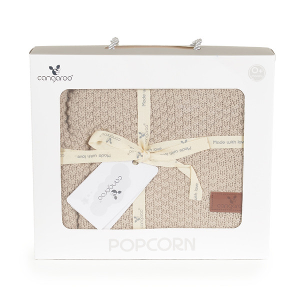 Cangaroo Popcorn Bamboe Brown 80 x 100 cm Wiegdeken 111875