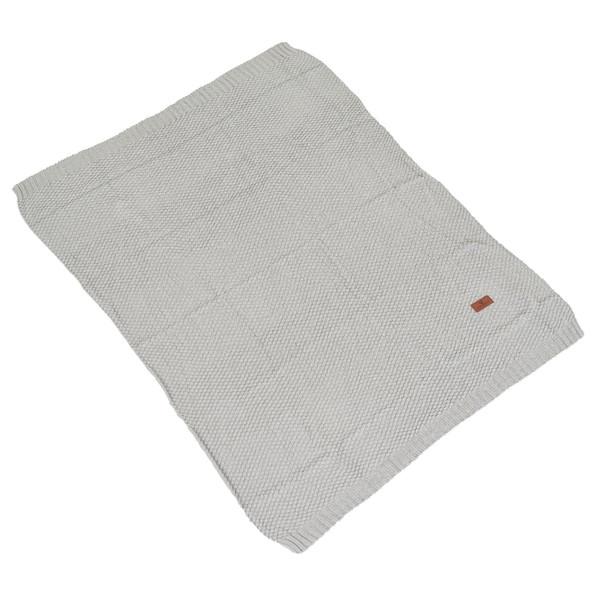 Cangaroo Popcorn Bamboe Grey 80 x 100 cm Wiegdeken 111877