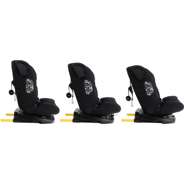 Weekendaanbieding: Cangaroo Pronto Black 40-150 cm 360° i-Size Autostoel