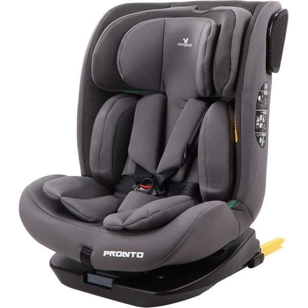 Weekendaanbieding: Cangaroo Pronto Dark Grey 40-150 cm 360° i-Size Autostoel