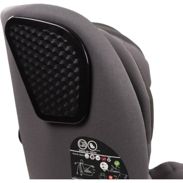 Weekendaanbieding: Cangaroo Pronto Dark Grey 40-150 cm 360° i-Size Autostoel