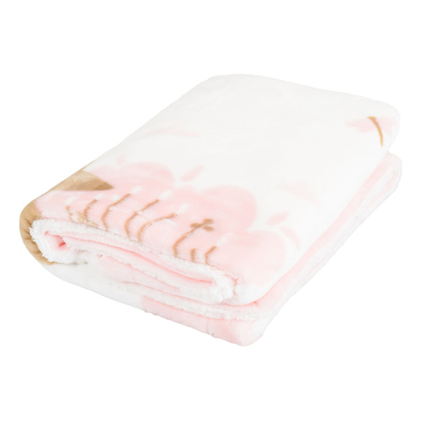 Cangaroo Sherpa Little Friends Pink 80 x 110 cm Wiegdeken 111880