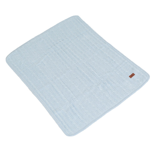 Cangaroo Sherpy Blue 75 x 100 cm Wiegdeken 111889