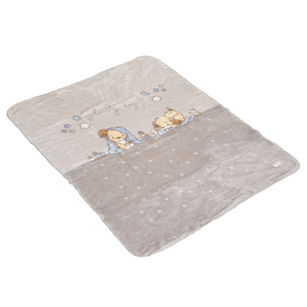 Cangaroo Softy Lovely Day Grey 110 x 140 cm Ledikantdeken 111867