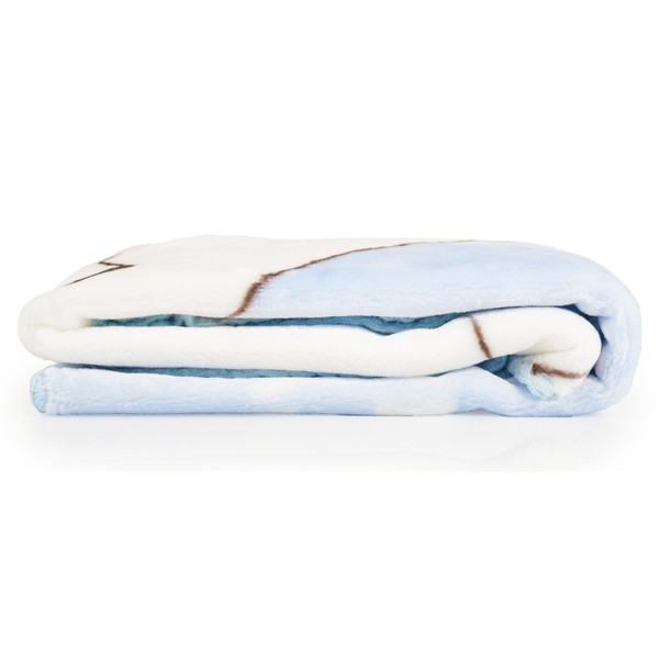 Cangaroo Softy Sweet Hugs Blue 80 x 110 cm Wiegdeken 111879