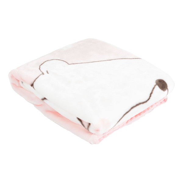 Cangaroo Softy Sweet Hugs Pink 80 x 110 cm Wiegdeken 111878