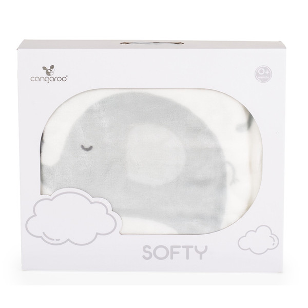 Cangaroo Softy Wish Upon A Star White 110 x 140 cm Ledikantdeken 111868