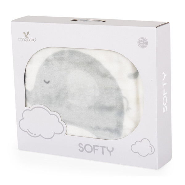 Cangaroo Softy Wish Upon A Star White 110 x 140 cm Ledikantdeken 111868
