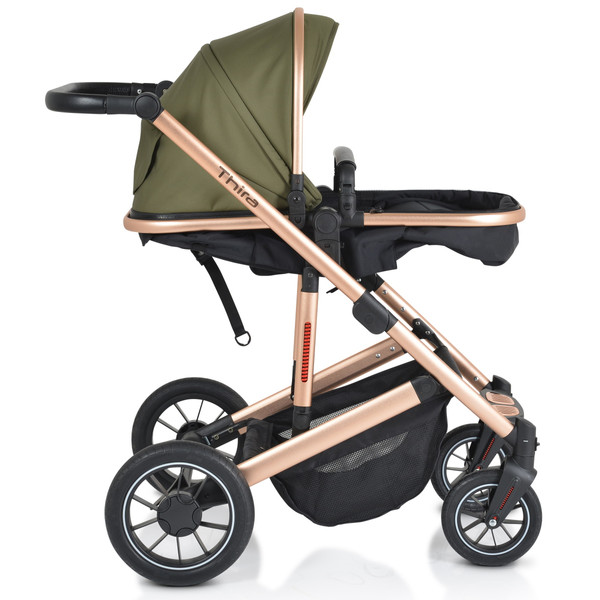 Cangaroo Thira Green 3-in-1 Combi Kinderwagen incl. Autostoel