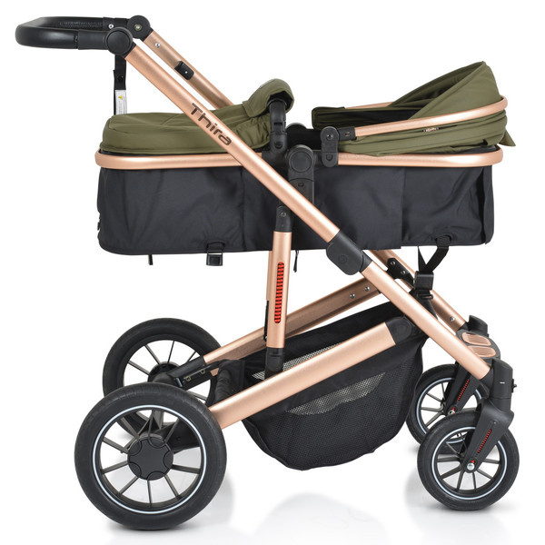 Cangaroo Thira Green 3-in-1 Combi Kinderwagen incl. Autostoel