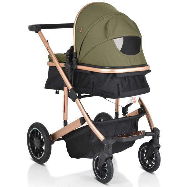 Cangaroo Thira Green 3-in-1 Combi Kinderwagen incl. Autostoel