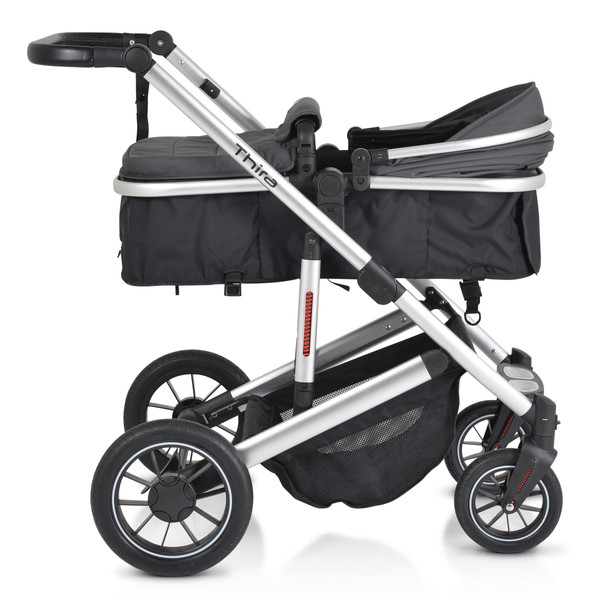 Cangaroo Thira Grey 3-in-1 Combi Kinderwagen incl. Autostoel