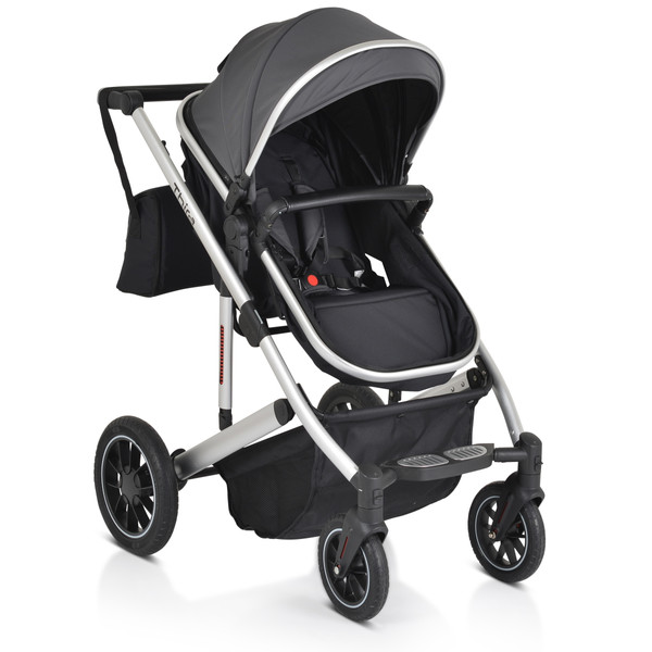 Cangaroo Thira Grey 3-in-1 Combi Kinderwagen incl. Autostoel