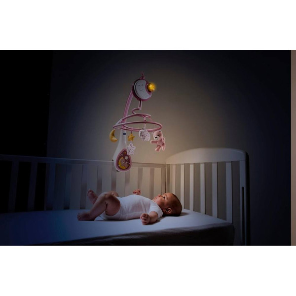 Chicco Next2Me Dreams Pink Muziekmobiel C07627.10