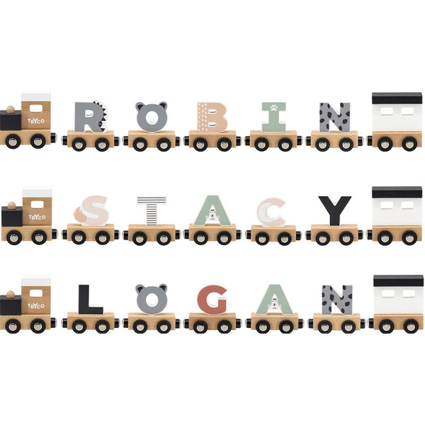 Tryco Houten Gekleurde Lettertrein - Letter A TR-353020