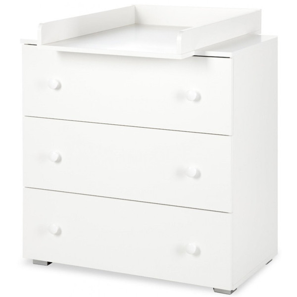 Babykamer Teuntje Wit: Ledikant en Commode