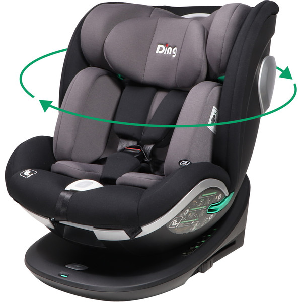 Ding Mace Black/Grey 40-150 cm 360° i-Size Autostoel DI-111917