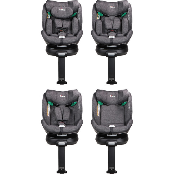 Ding Fynn Grey 40-150 cm 360° i-Size Autostoel DI-111925